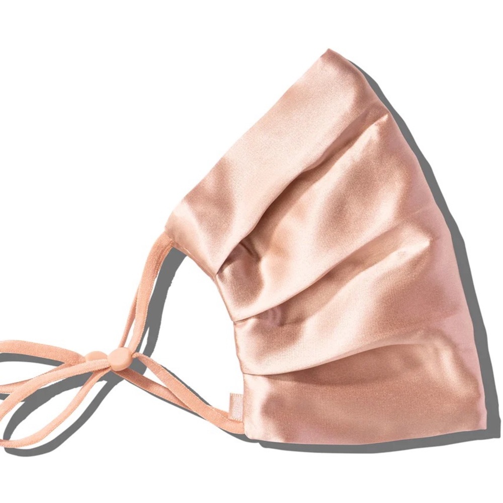 slip Silk Resusable Face Covering - Rose Gold